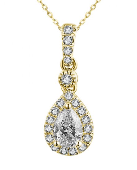 PEAR SHAPE DIAMOND PENDANT (TP2563)